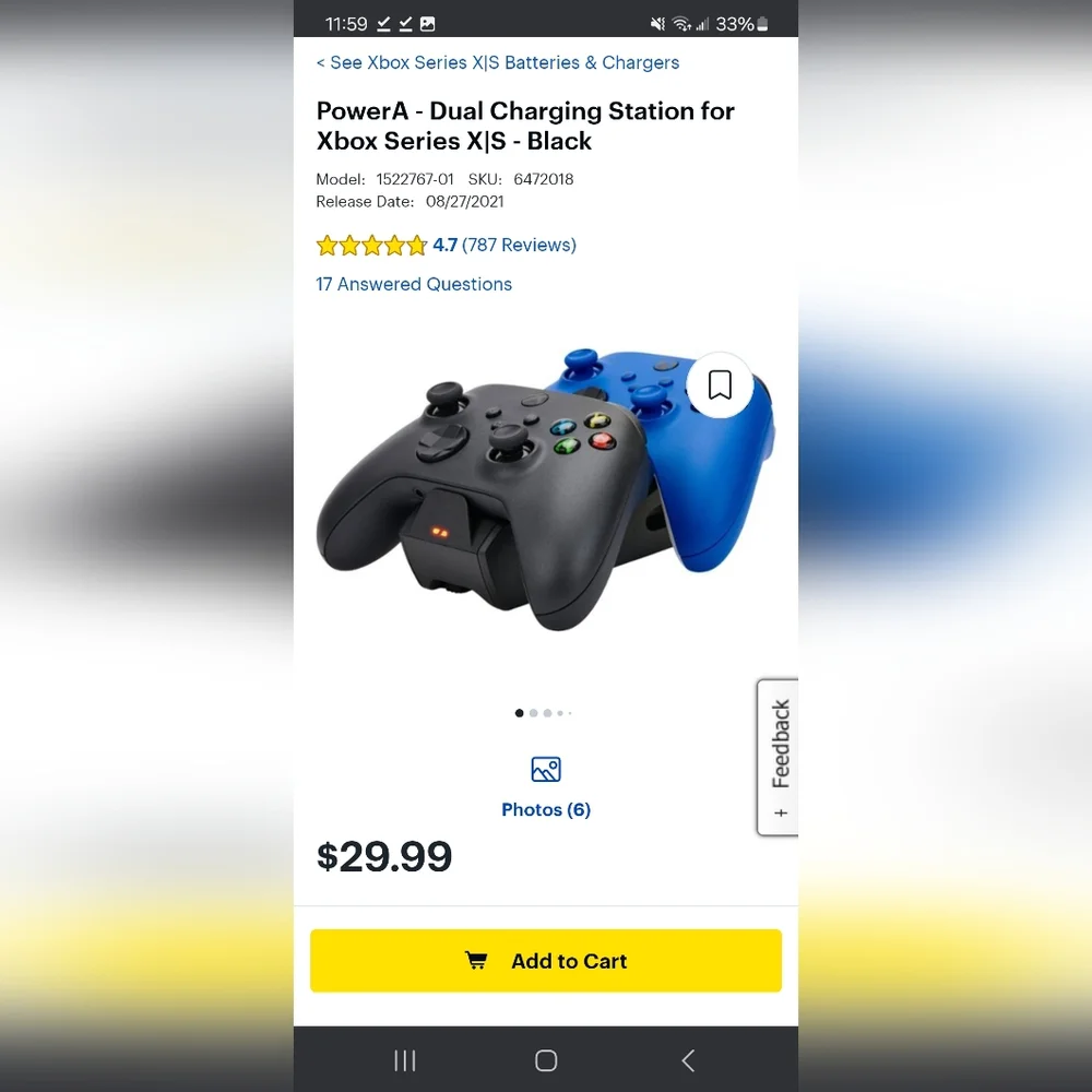XBox Dual Charging Station